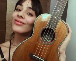 The actress is also interested in music.